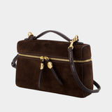 Sac À Main Romy Slim Top Handle - Tory Burch - Cuir - Marron