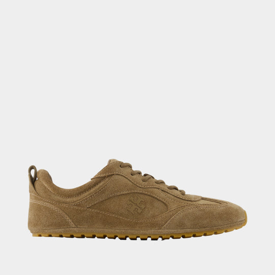 Sneakers Field - Tory Burch - Cuir - Marron