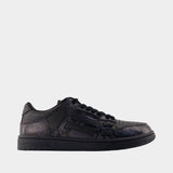 Sneakers Printed Python Skel Top Low - Amiri - Cuir - Noir