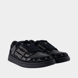 Sneakers Western Skel Top Low - Amiri - Cuir - Noir