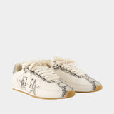 Sneakers Lizard Pacific Flat - Amiri - Cuir - Blanc