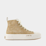 Sneakers Western Ma Court Hi - Amiri - Cuir - Beige