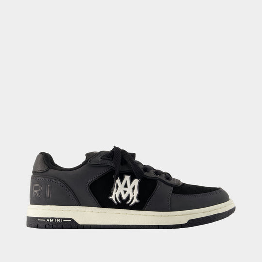 Sneakers Newport - Amiri - Cuir - Gris