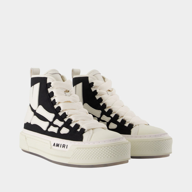 Sneakers Skel Court Hi - Amiri - Toile - Noir