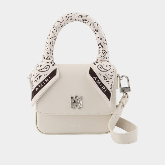 Sac À Main Micro Ma - Amiri - Cuir - Blanc