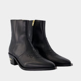 Bottines MA Pointy - Amiri - Cuir - Noir