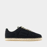 Sneakers Espadrille Pacific Bones - Amiri - Cuir - Noir