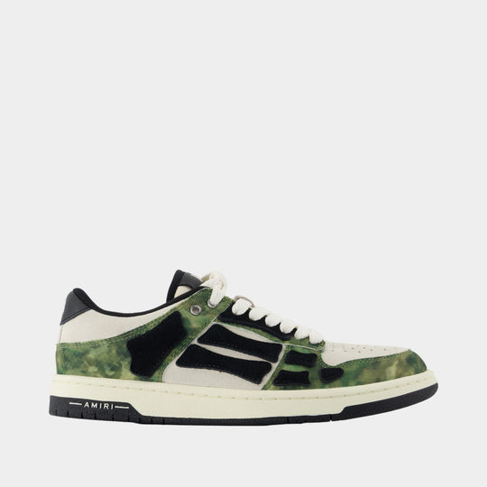 Sneakers Camo Skel Top Low - Amiri - Synthétique - Vert