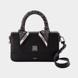 Sac À Main Micro Long Ma - Amiri - Cuir - Noir