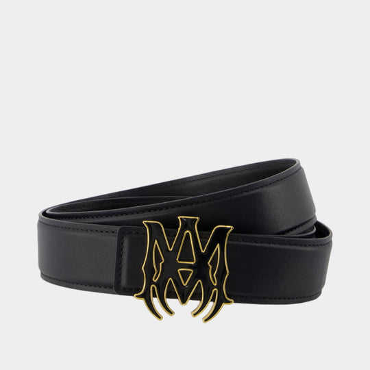 Ceinture Ma Core Logo - Amiri - Cuir - Noir