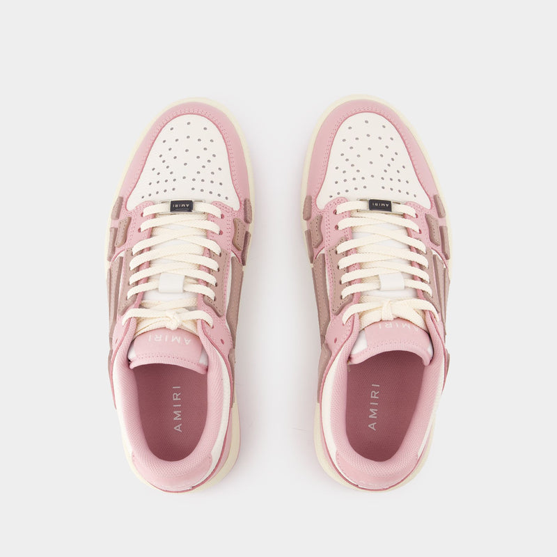 Sneakers Skel Top Low - Amiri - Cuir - Rose