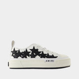 Sneakers Stars Court Low - Amiri - Coton - Blanc/Noir