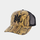 Casquette Python Ma Trucker - Amiri - Cuir - Marron