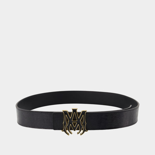 Ceinture Ma Lizard - Amiri - Cuir - Noir
