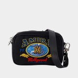 Sac À Bandoulière Logo Camera - Amiri - Synthétique - Noir