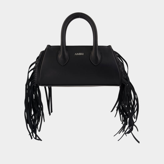 Sac Porté Épaule Fringe Micro Honey - Amiri - Cuir - Noir