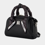 Sac À Main Micro Bowling - Amiri - Cuir - Noir