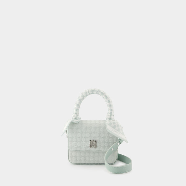 Sac À Main Ma Quad Micro - Amiri - Cuir - Bleu