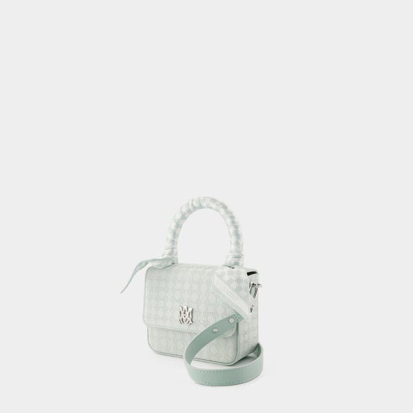 Sac À Main Ma Quad Micro - Amiri - Cuir - Bleu
