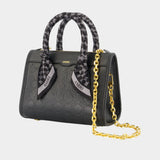 Sac À Main Ma Quad Micro Triangle - Amiri - Cuir - Noir
