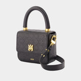Sac À Main Ma Quad Lea Micro - Amiri - Cuir - Noir