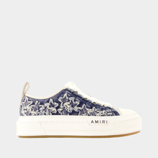 Sneakers Court Low - Amiri - Coton - Bleu