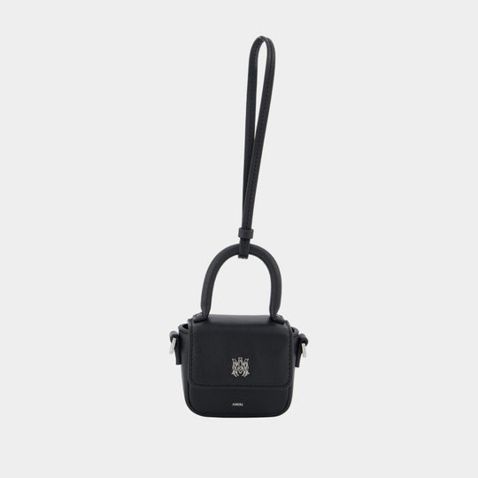 Porte-Clé Micro Ma - Amiri - Cuir - Noir