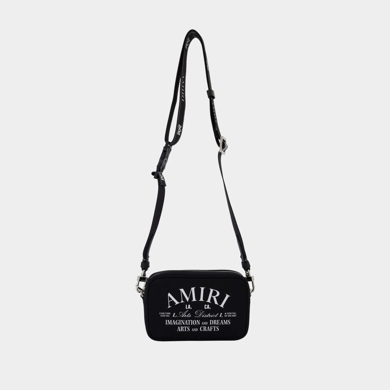 Sac À Bandoulière Arts District Camera - Amiri - Coton - Noir