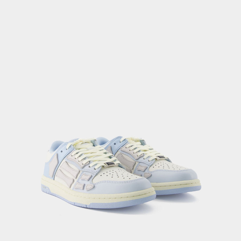Sneakers Two-Tone Skel Top Low - Amiri - Cuir - Bleu/Blanc