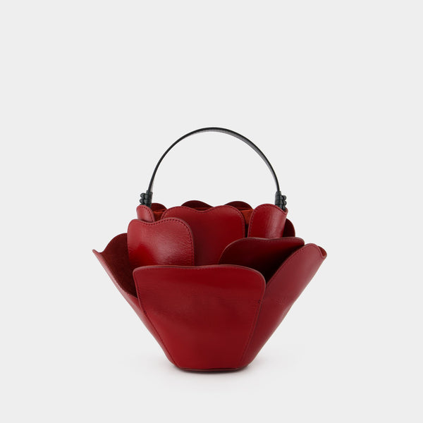 Sac À Main Juliet - Staud - Cuir - Rouge
