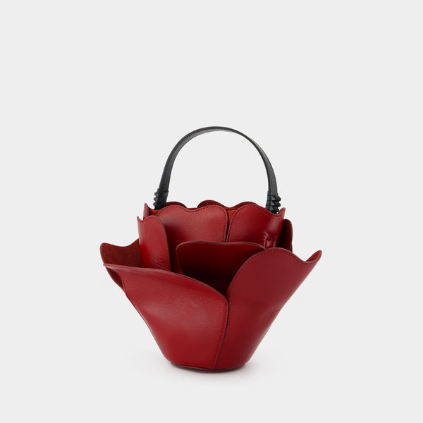 Sac À Main Juliet - Staud - Cuir - Rouge