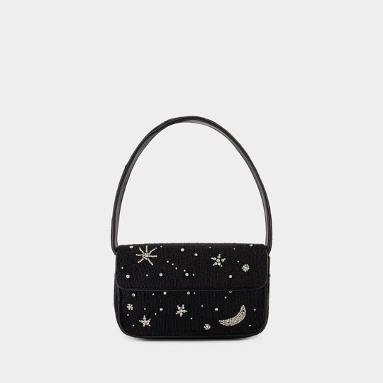 Sac Porté Épaule Tommy Beaded - Staud - Synthétique - Noir