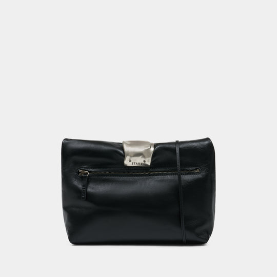 Pochette Cuff - Staud - Cuir - Noir