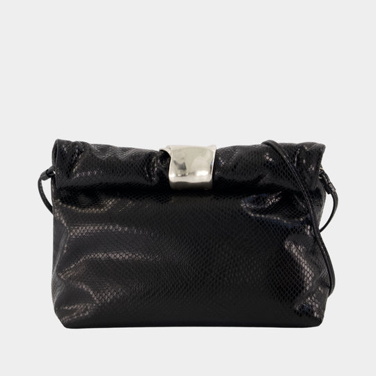 Pochette Cuff Clutch - Staud - Cuir - Noir