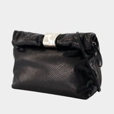 Pochette Cuff Clutch - Staud - Cuir - Noir