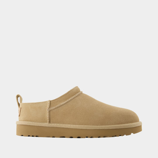 Bottines Classique Micro - UGG - Cuir - Beige