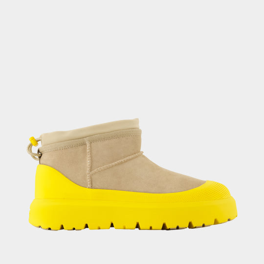 Bottines Cl Ultra Mini Weather Hybrid - UGG - Cuir - Beige