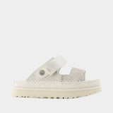 Sandales Goldenstar Crackle Glide - UGG - Cuir - Blanc