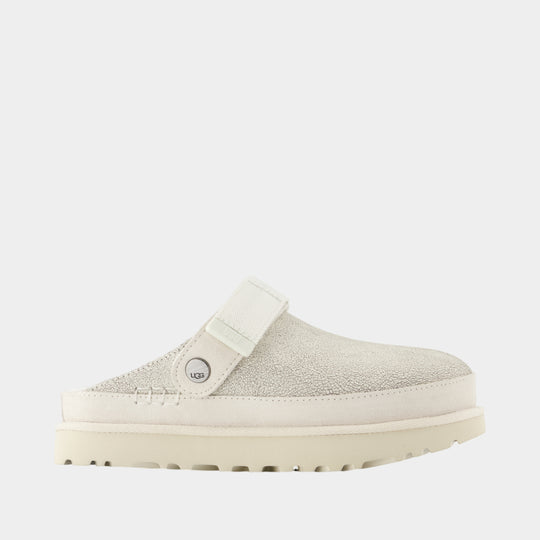 Mules Goldenstar Crackle - UGG - Cuir - Blanc