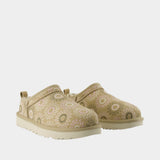 Bottines Classic Micro Sun Stitch - UGG - Cuir - Beige