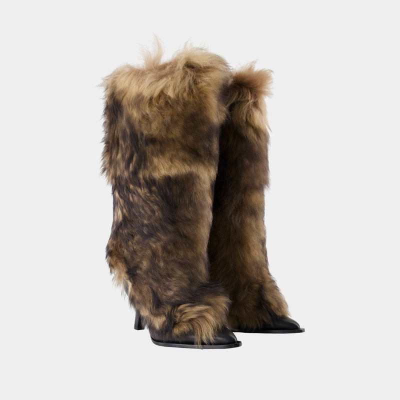 Bottes  Ambush Fur Heel - UGG - Fourrure - Marron