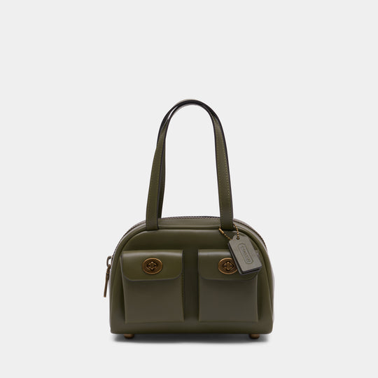 Sac Porté Épaule Originals Twin 20 - Coach - Cuir - Vert