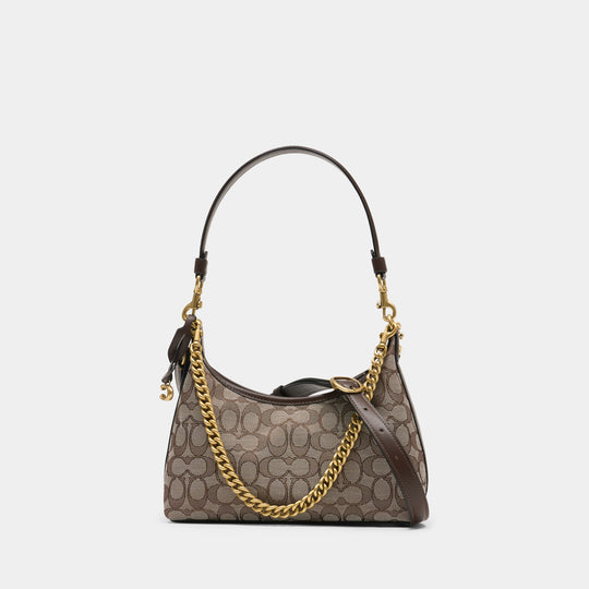 Sac Porté Épaule Signature Juliet 25 - Coach - Cuir - Marron