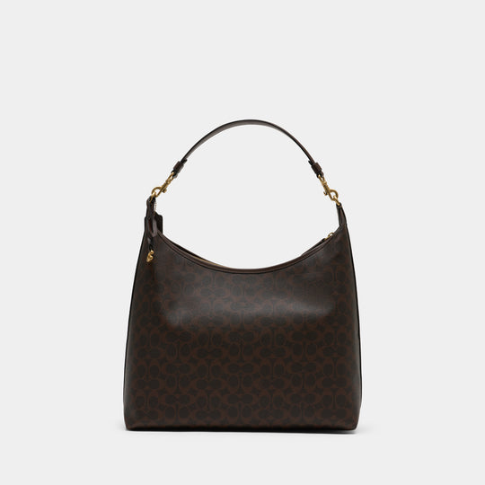 Sac Porté Épaule Signature Juliet 38 - Coach - Toile - Marron