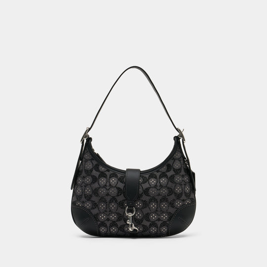 Sac Porté Épaule The Originals Crystal Signature - Coach - Cuir - Noir