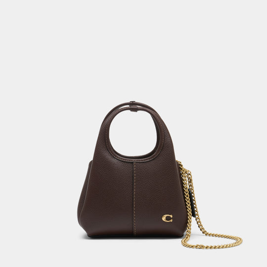 Sac Porté Épaule Lana 19 - Coach - Cuir - Marron