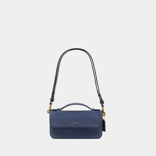 Sac À Bandoulière Elora - Coach - Cuir - Bleu