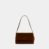 Sac Porté Épaule Ny Flap Sm - Coach - Cuir - Marron