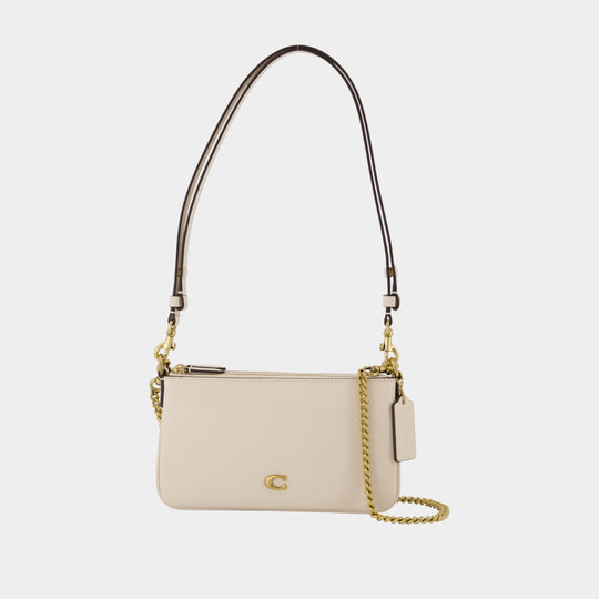 Sac À Bandoulière Refined Audrey - Coach - Cuir - Blanc