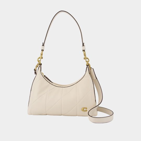 Sac Porté Épaule Soft Quilted Juliet 25 - Coach - Cuir - Blanc